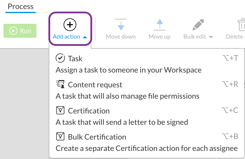 Add action