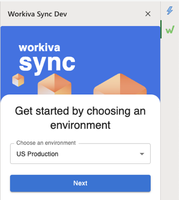 Select Workiva environment