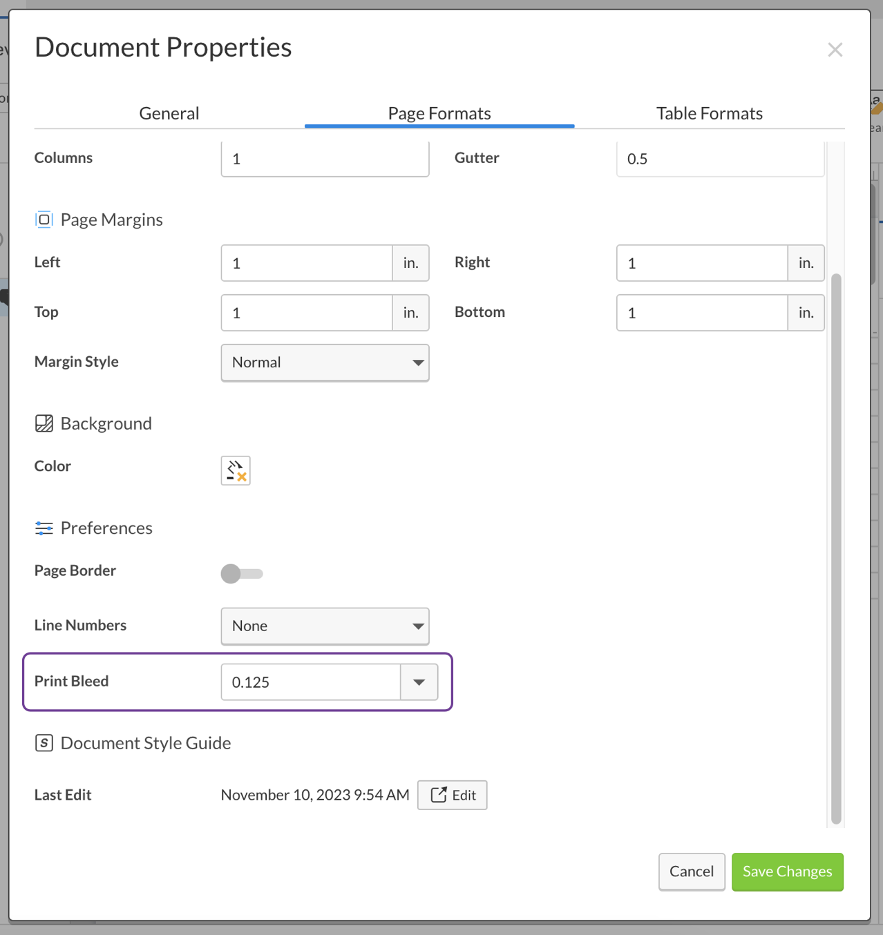 Use print bleed – Support Center