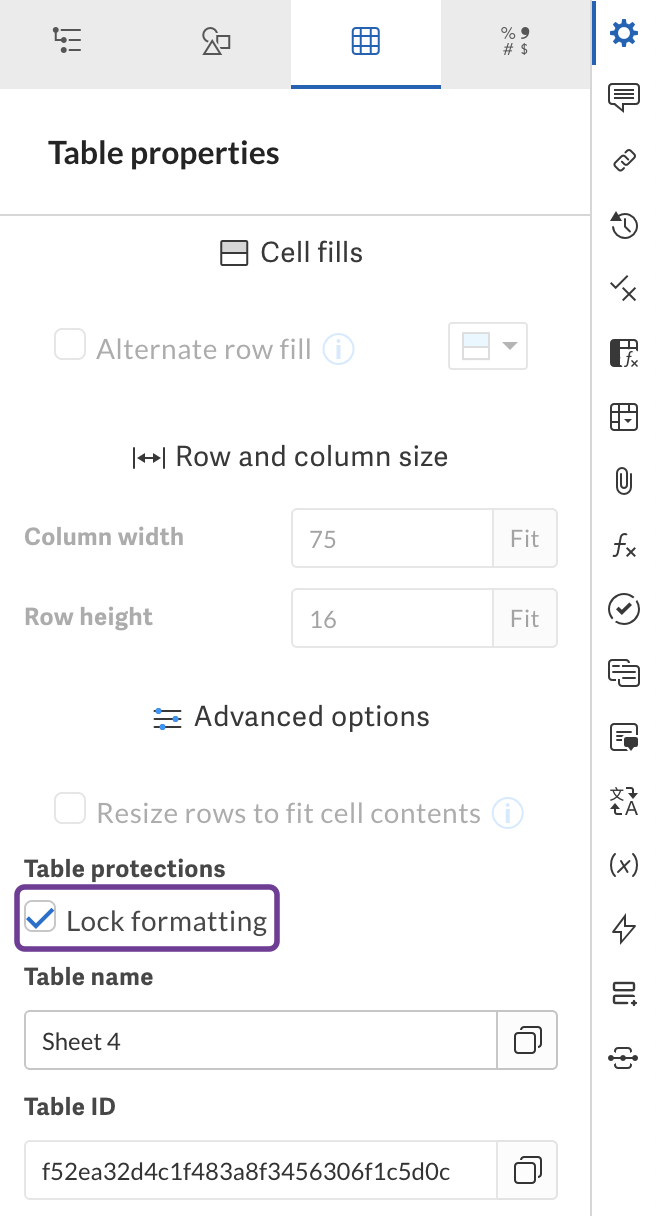 Lock formatting in documents and presentations