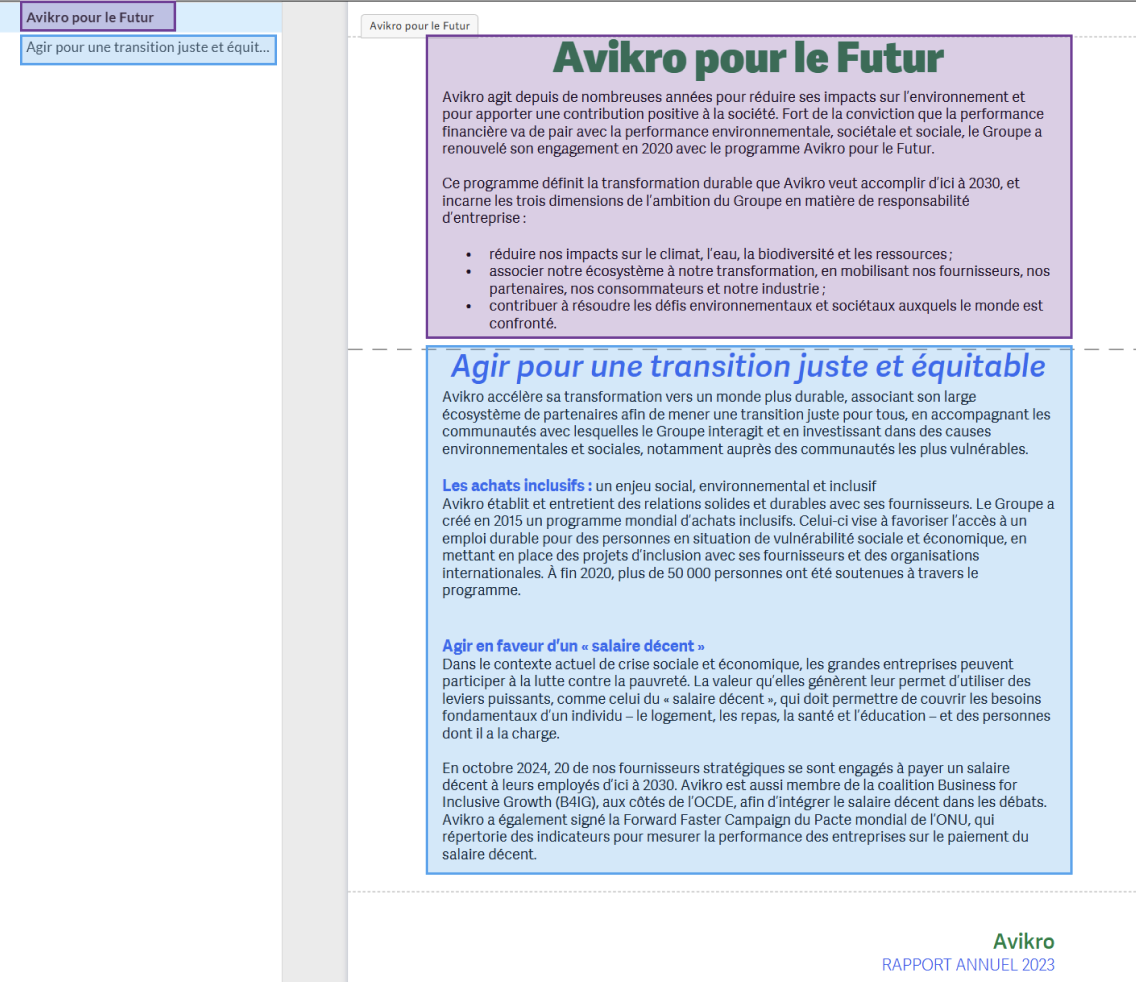 Both sections are translated