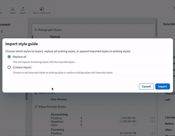 Add list styles to existing