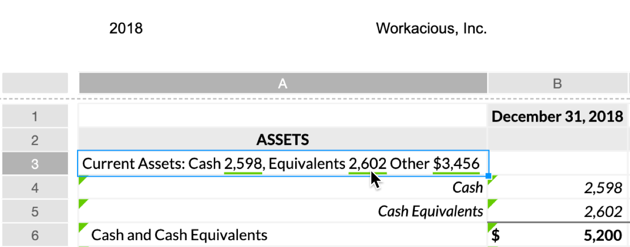 create multiple links in a cell