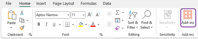 Add-in toolbar example 2