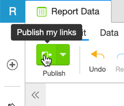 Publish Changes Button