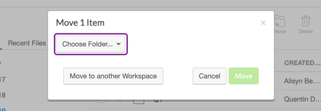 Choose Folder