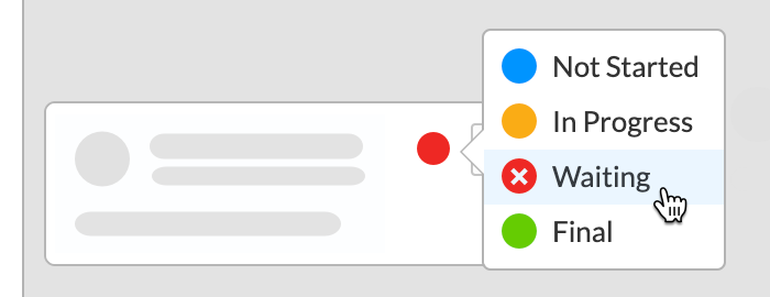 vuelve a hacer clic en el nombre de una etiqueta para quitarla