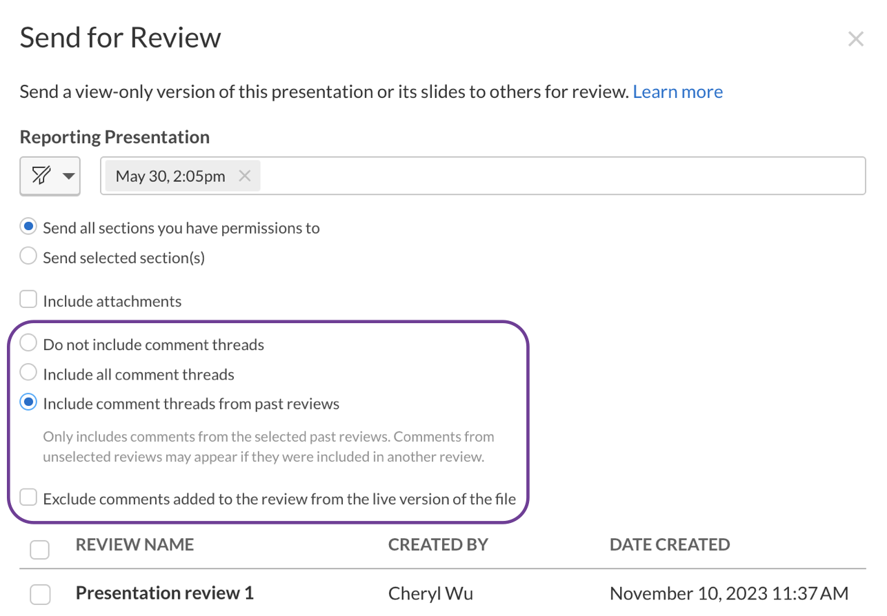 SendReviewPresComments.png