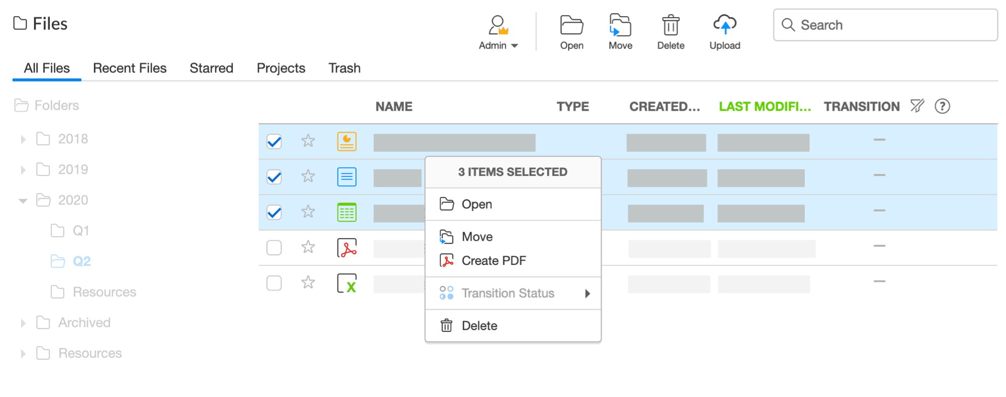 Select Create PDF