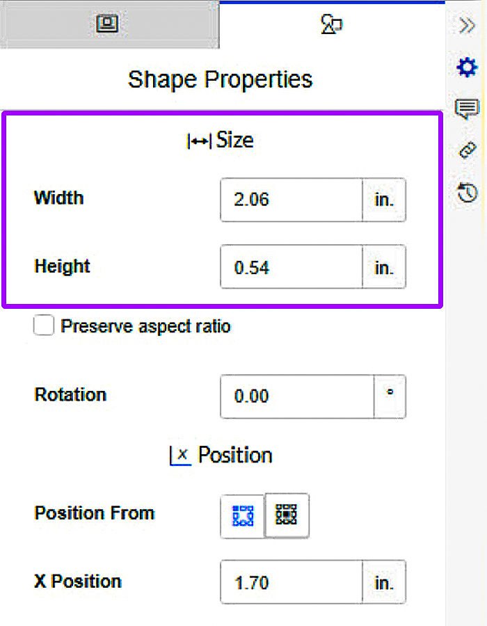 préserver les formes de l'organigramme