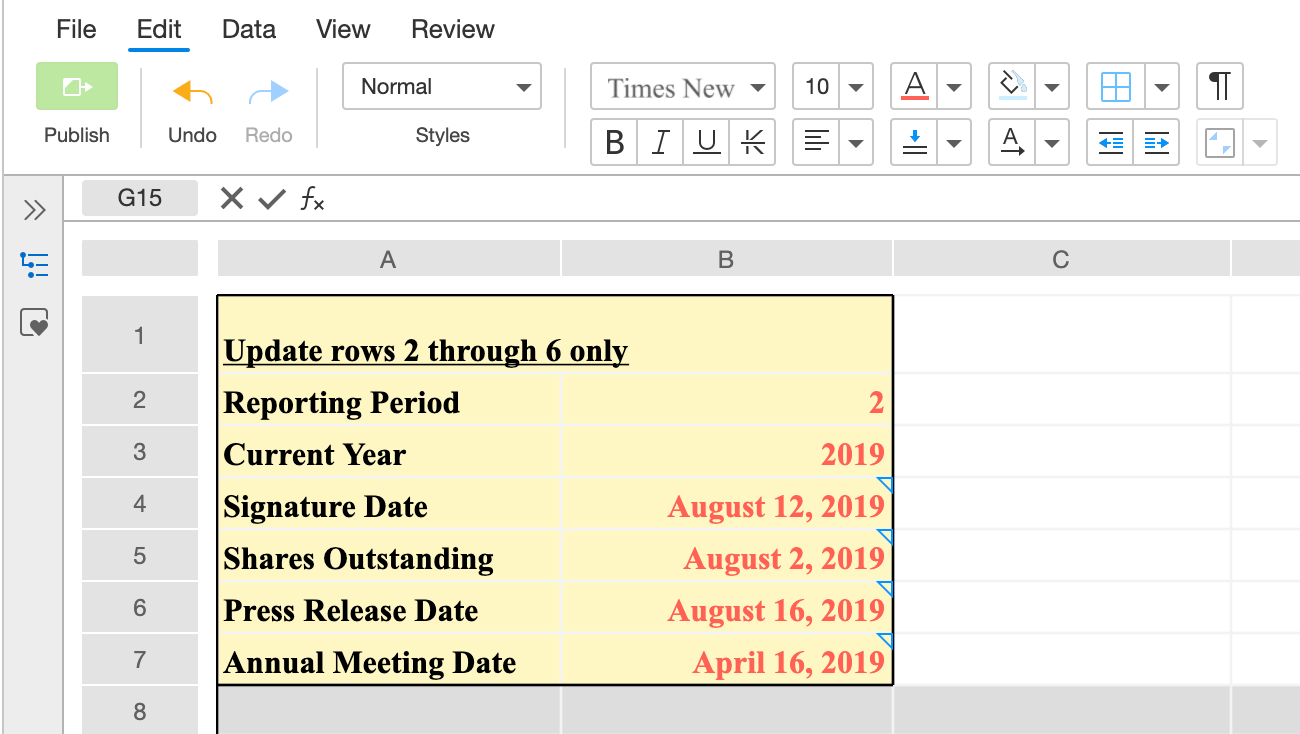 links within document