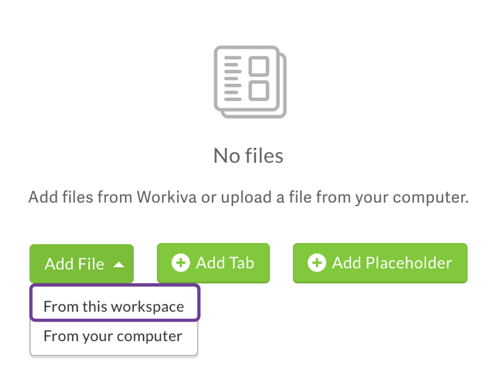 Add file from workspace