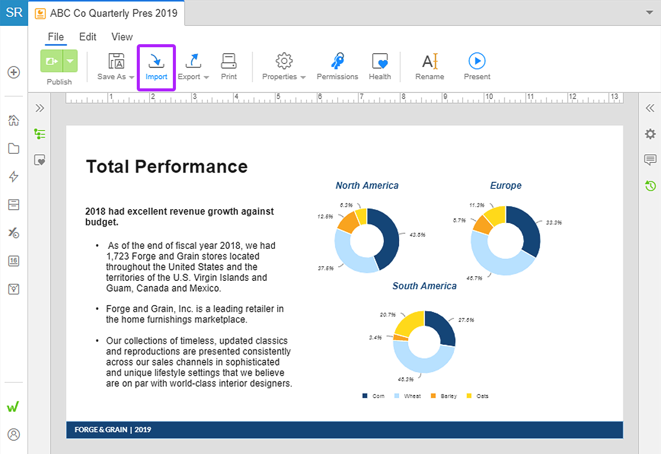 Import Powerpoint