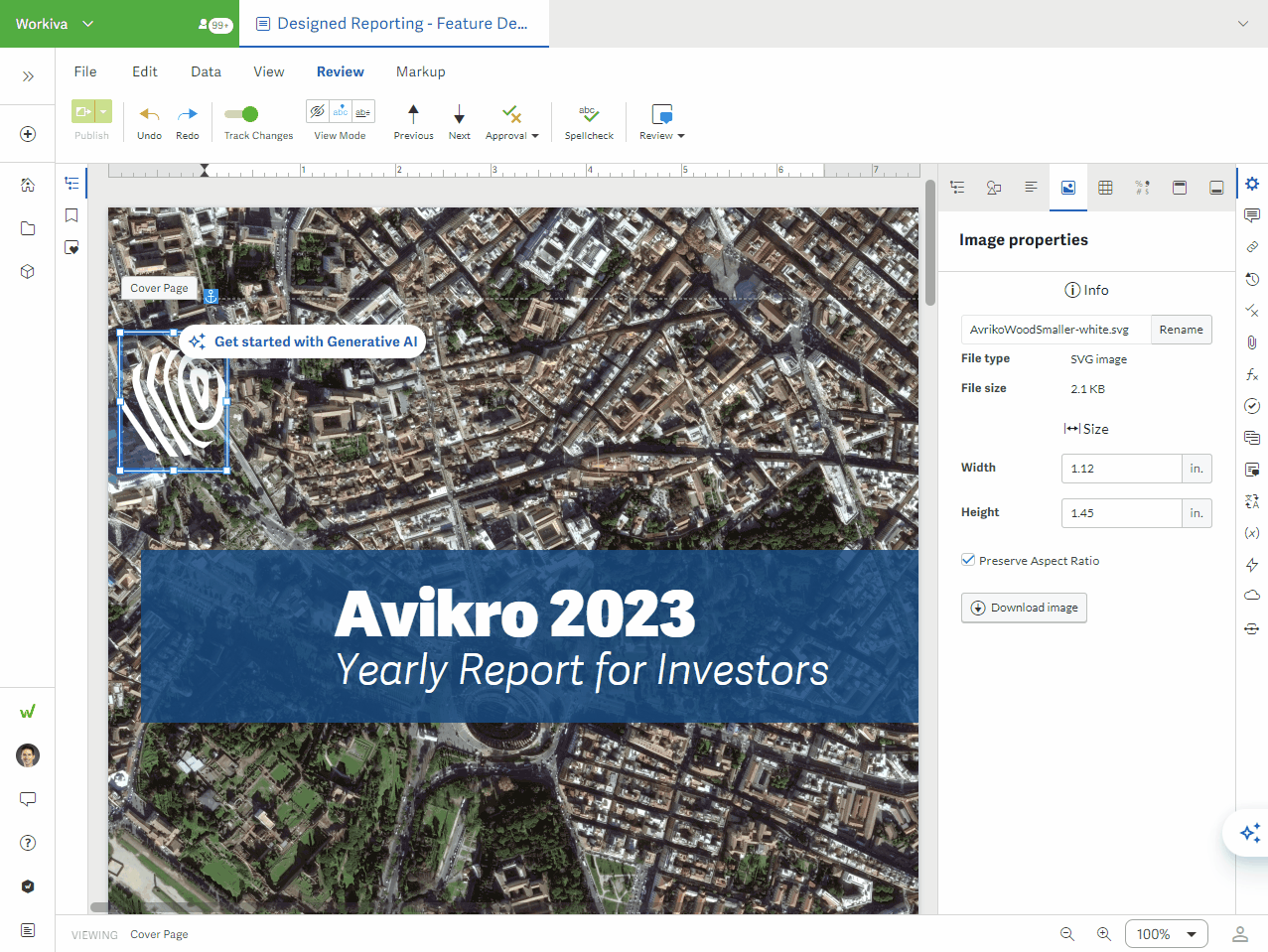 Lock object properties demo in Documents