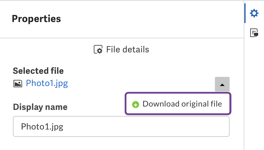Download an original file