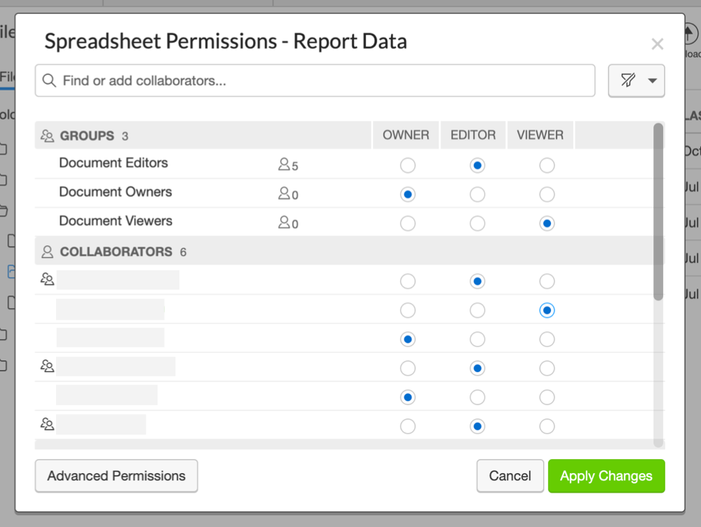 Update Permissions