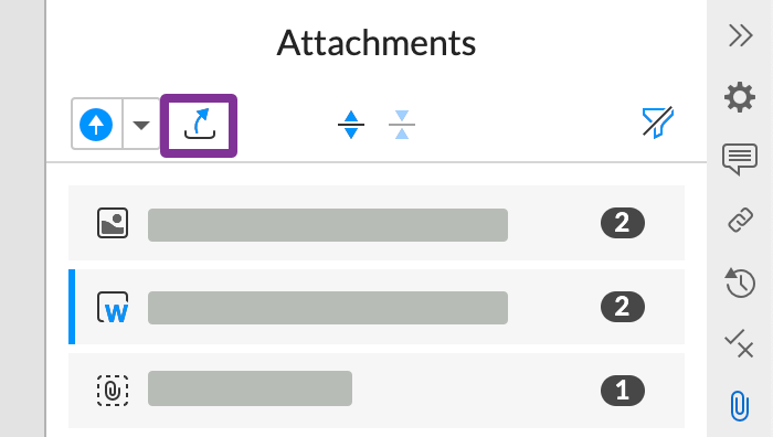 export all attachments in the spreadsheet