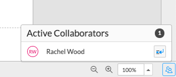 View active collaborators