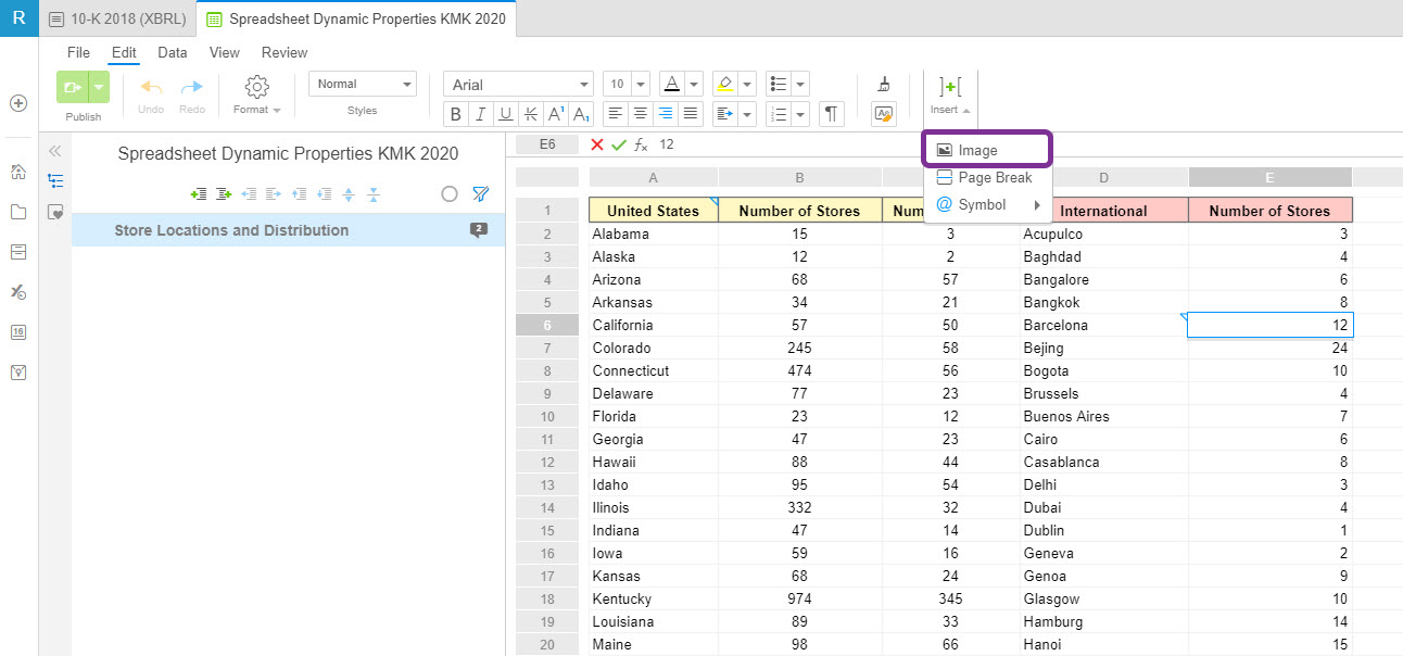 adding images to spreadsheet cells