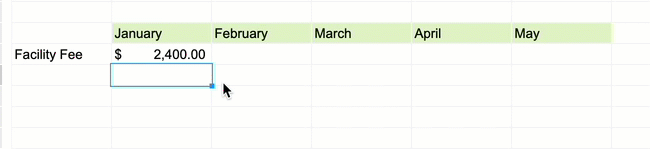 Selecting data to duplicate