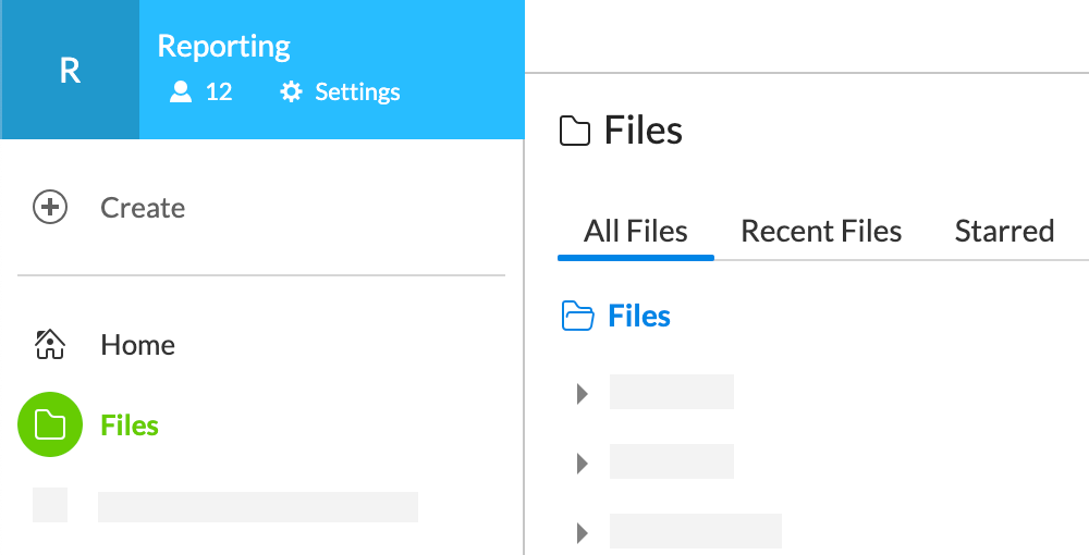 open workspace settings from the left navigation menu