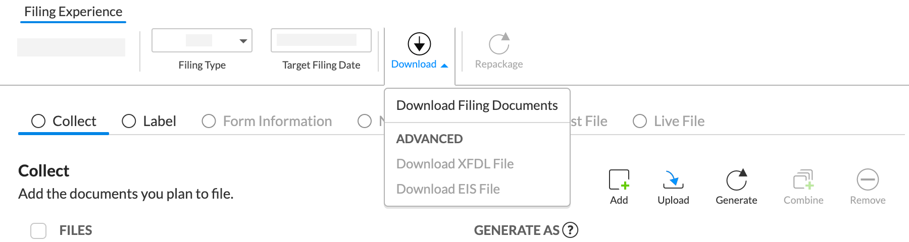 Download files