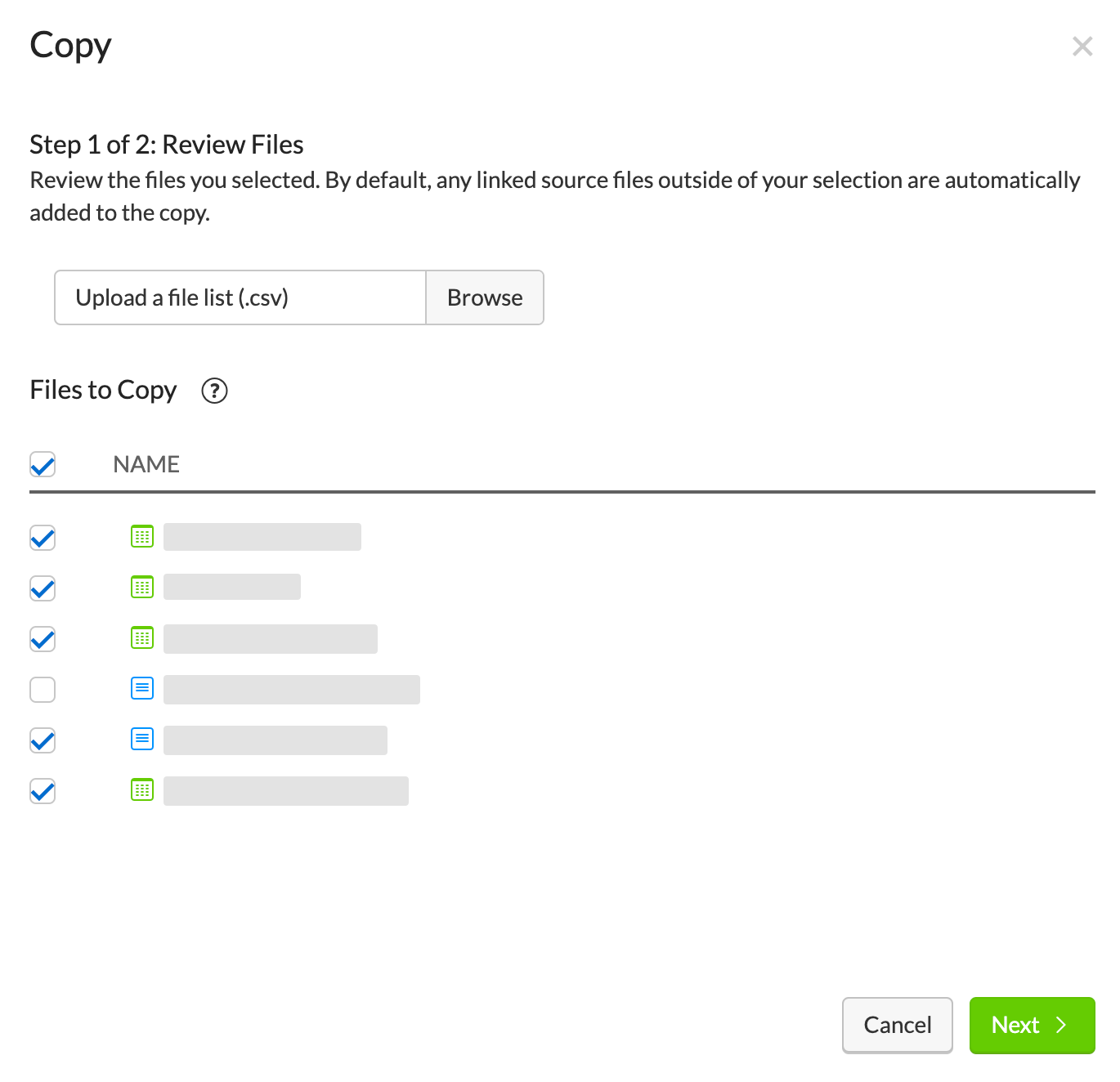 Review Files