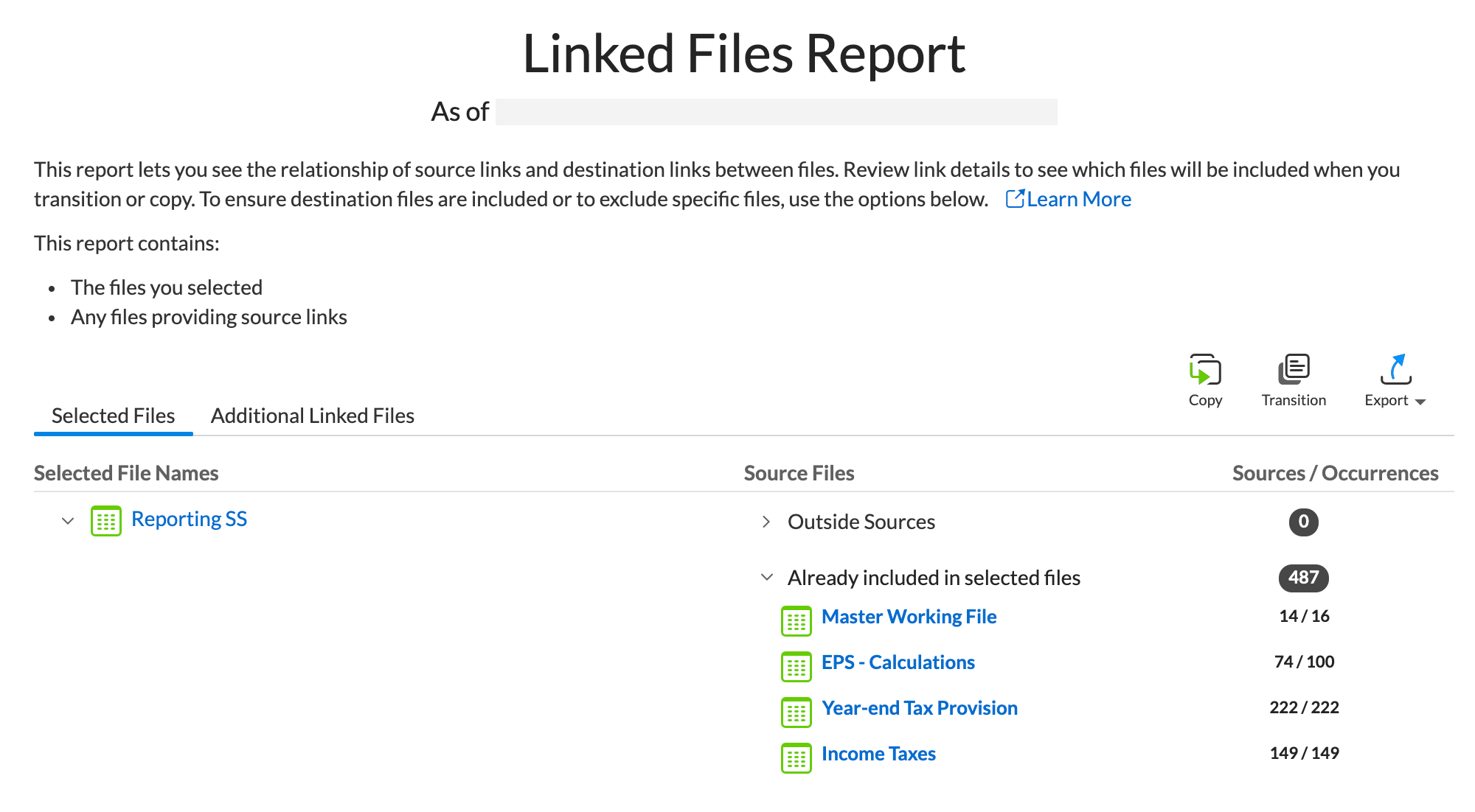 Example Report