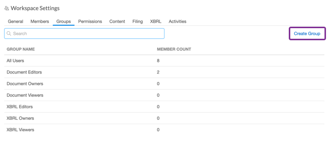 Use groups in workspaces – Support Center