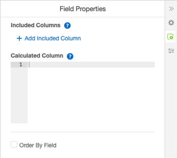 Field Properties panel for a calculated column