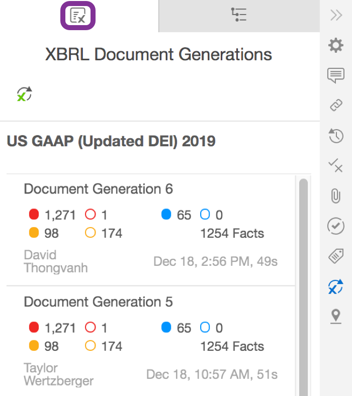 Generazione completa di documenti XBRL