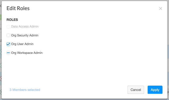 Update an organization role – Support Center