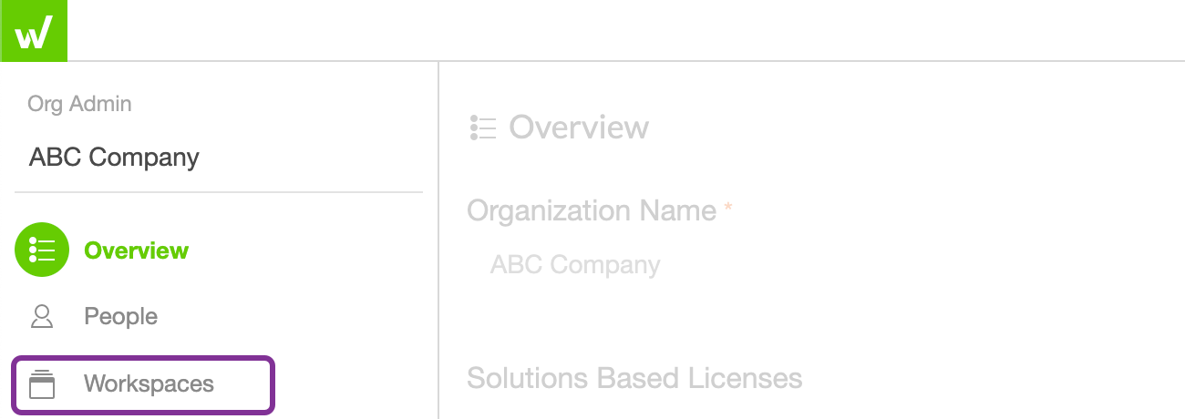Click Workspaces