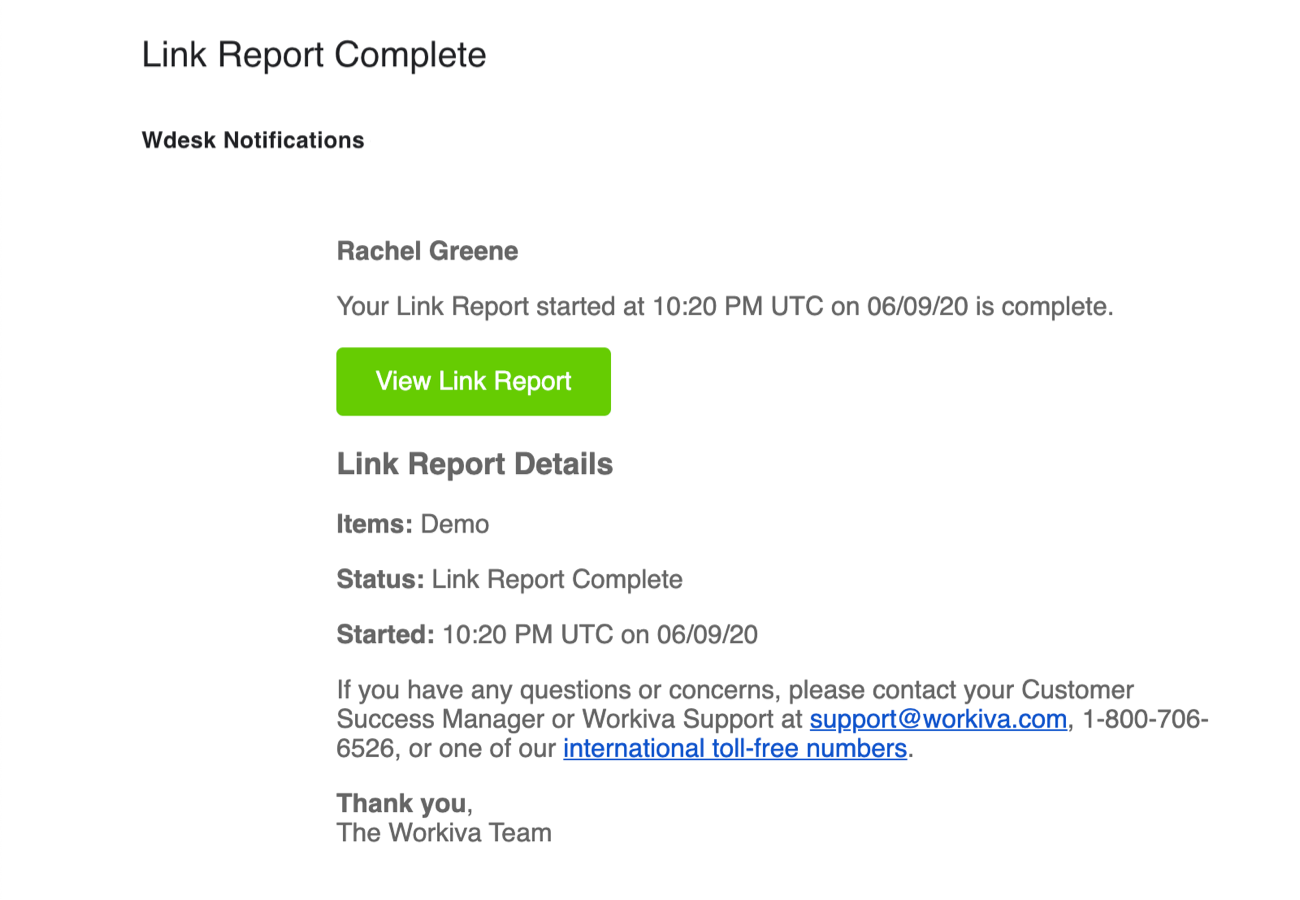 Confirmation Email