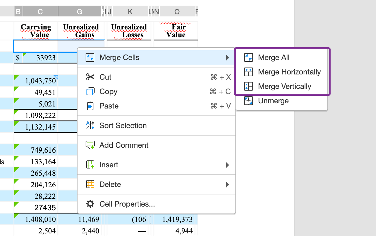 Manage a table Support Center