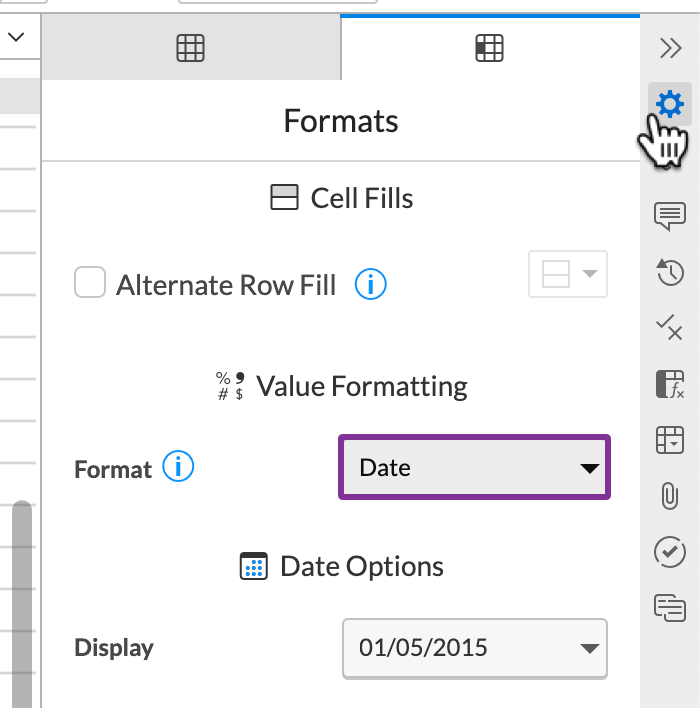 Format values and numbers – Support Center