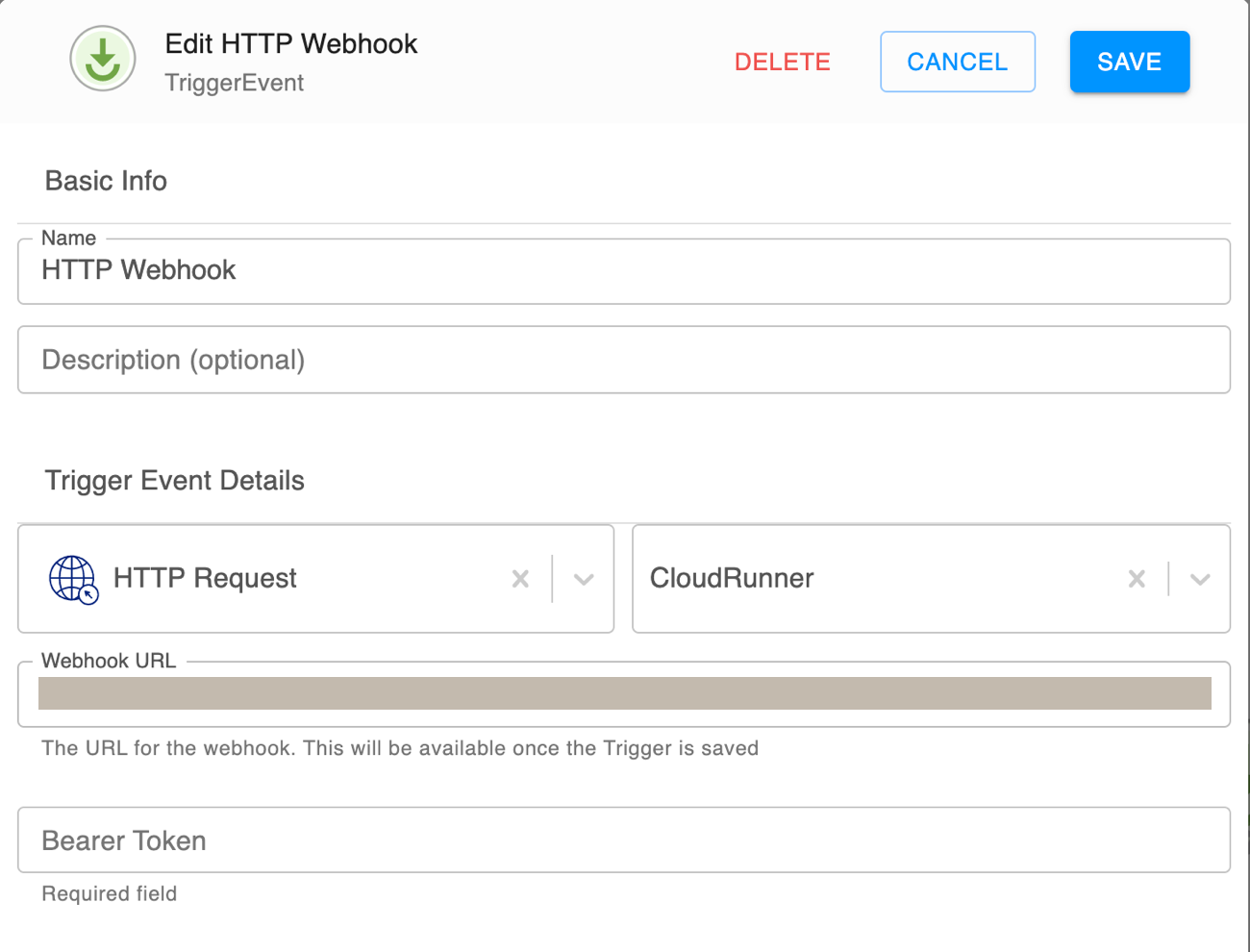 HTTP Webhook 触发事件– 支持中心