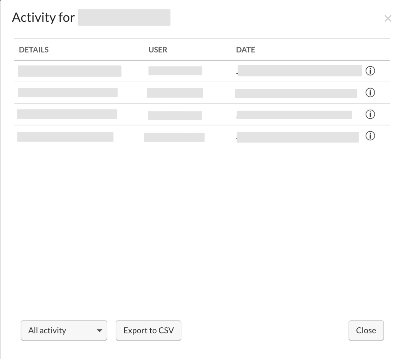 the activity log shows the automations history