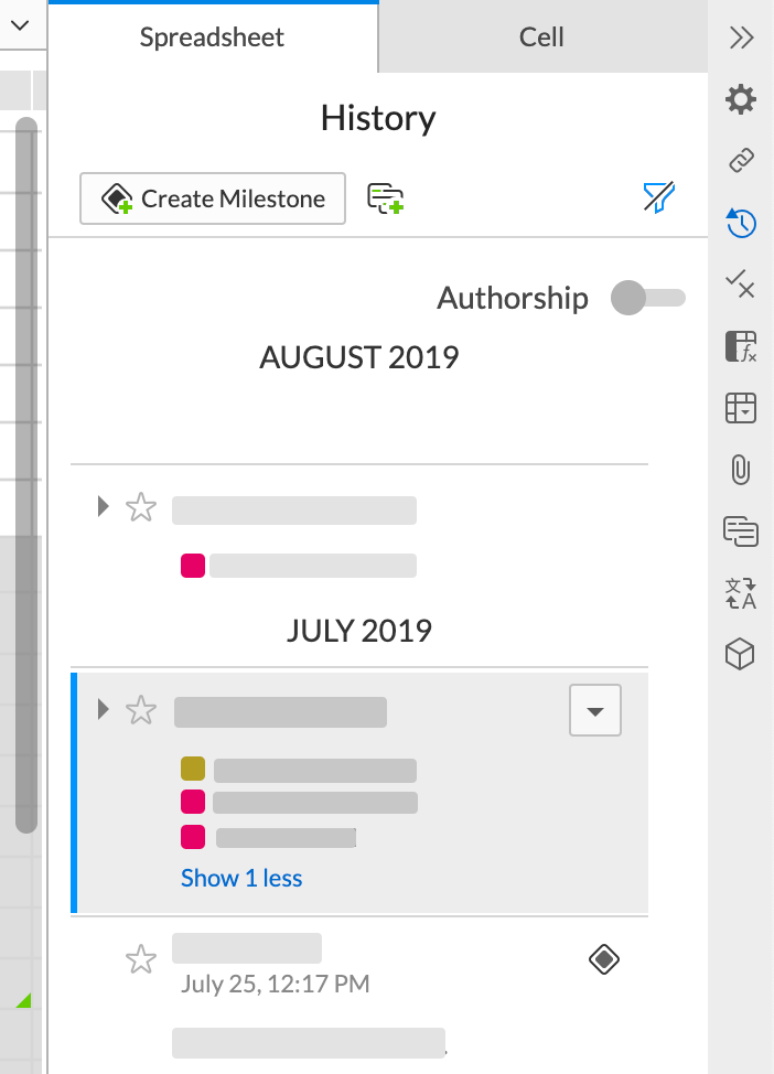 select a revision to view it in your main document
