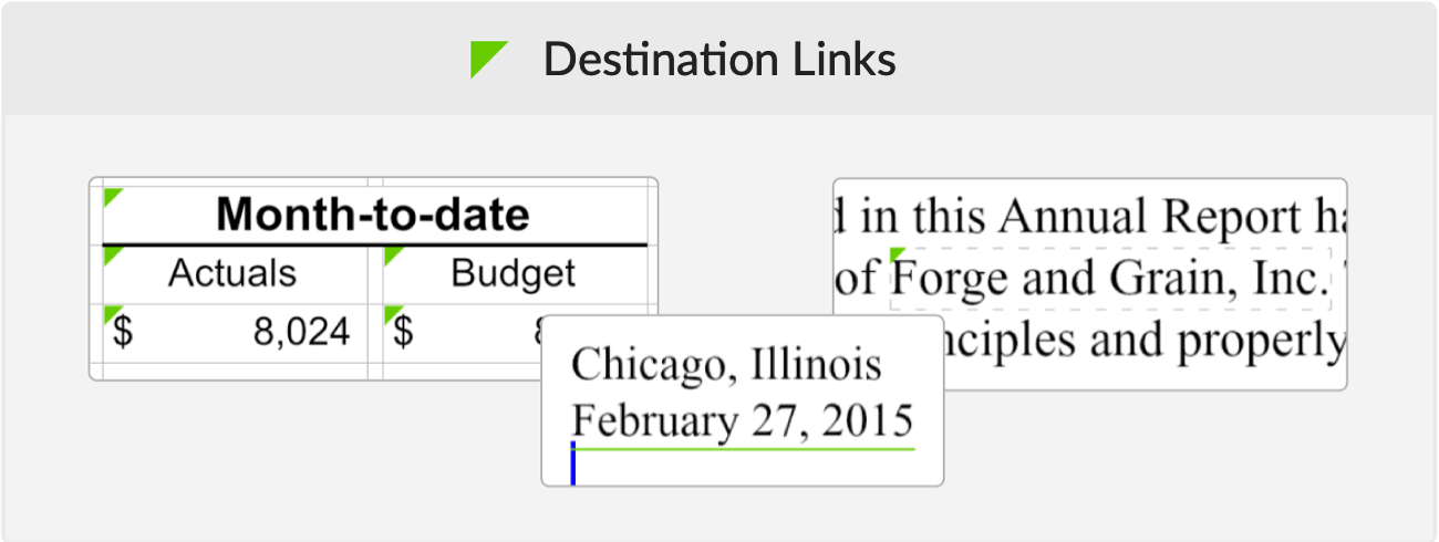 destination link