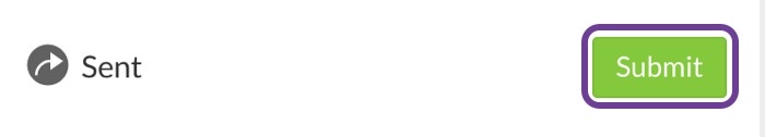 A Submit button will appear if the task needs an approval