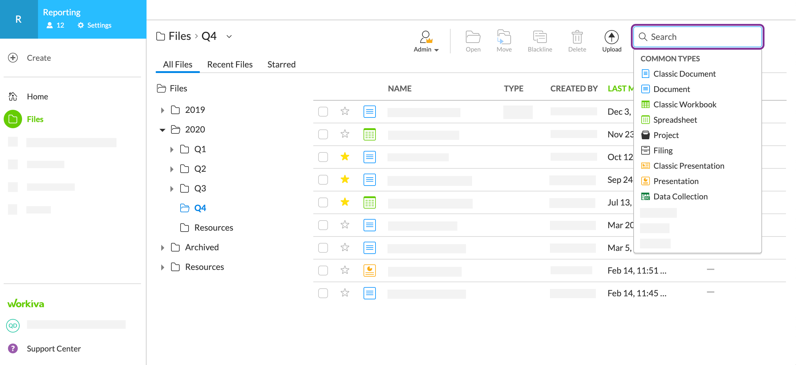 Search for files