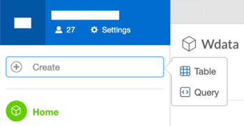 Create Table
