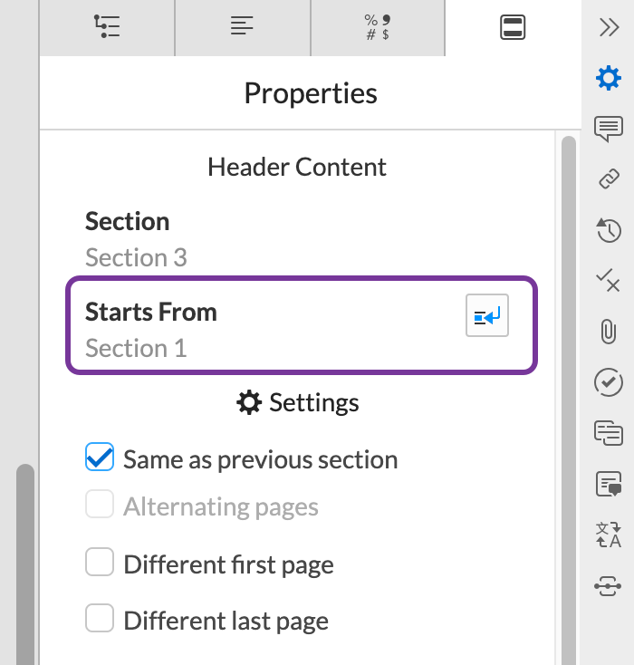 Add headers and footers – Support Center