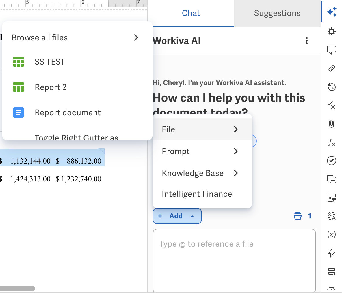 Add files to reference