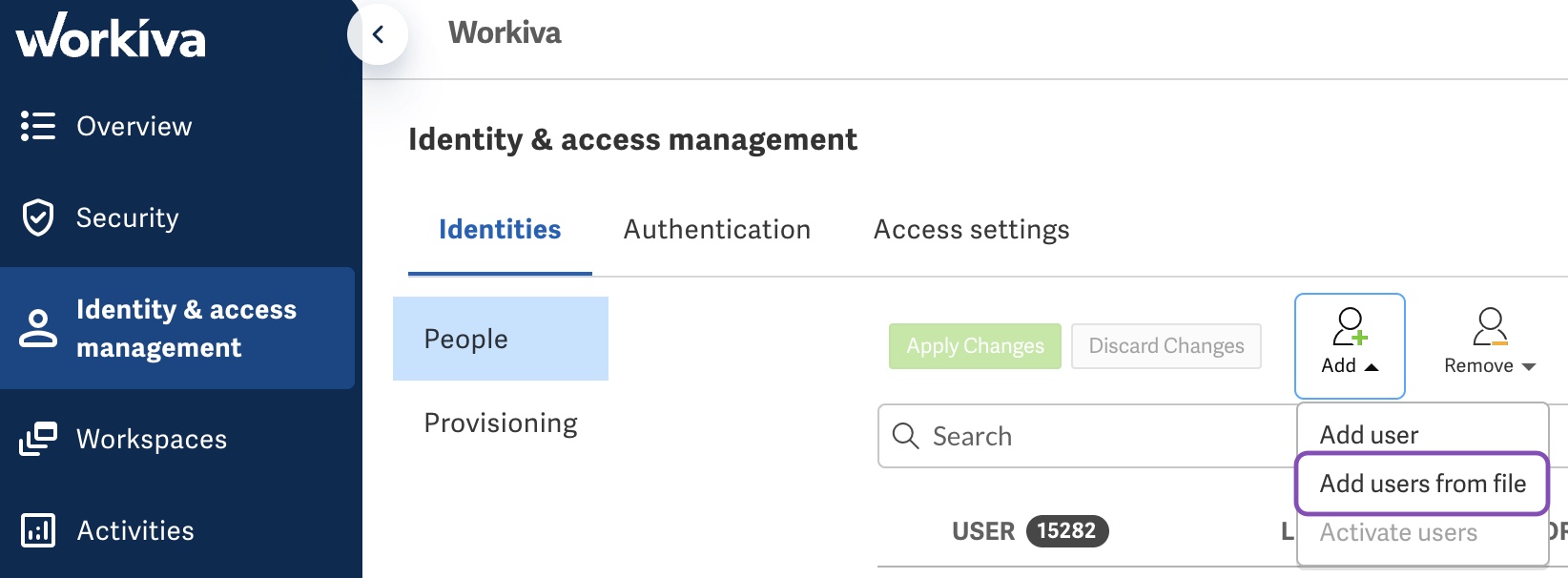 Add users from file