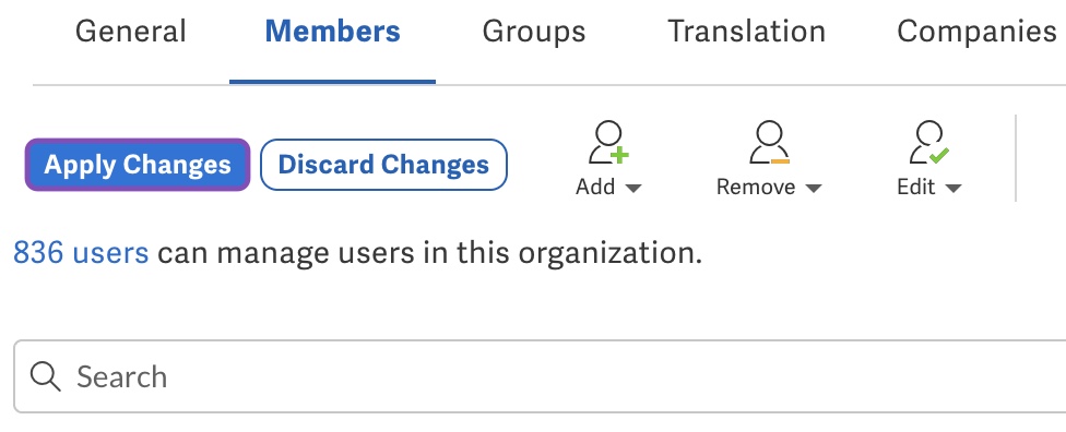 Apply changes