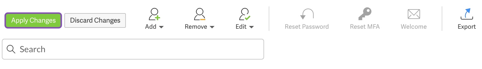 Apply changes