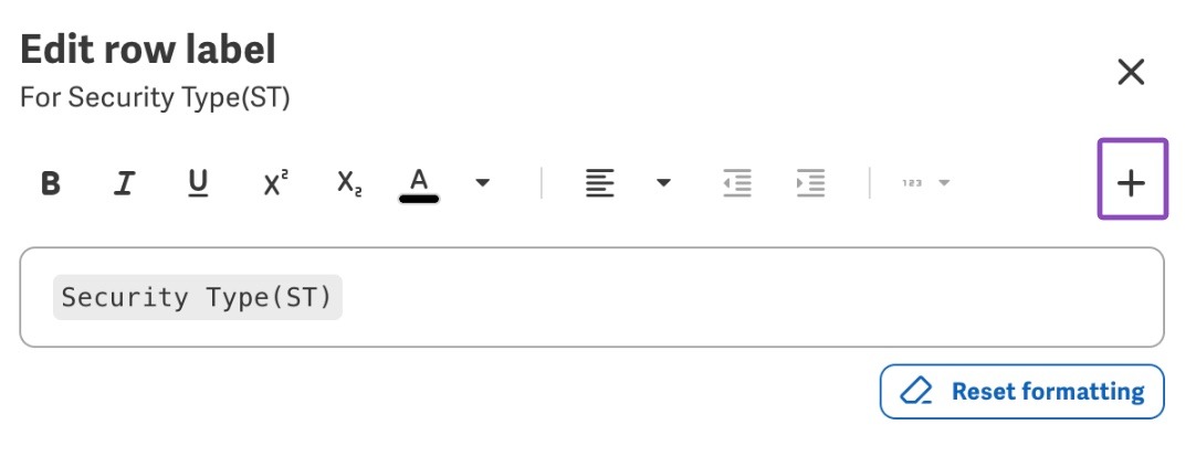 Add fields in the editor