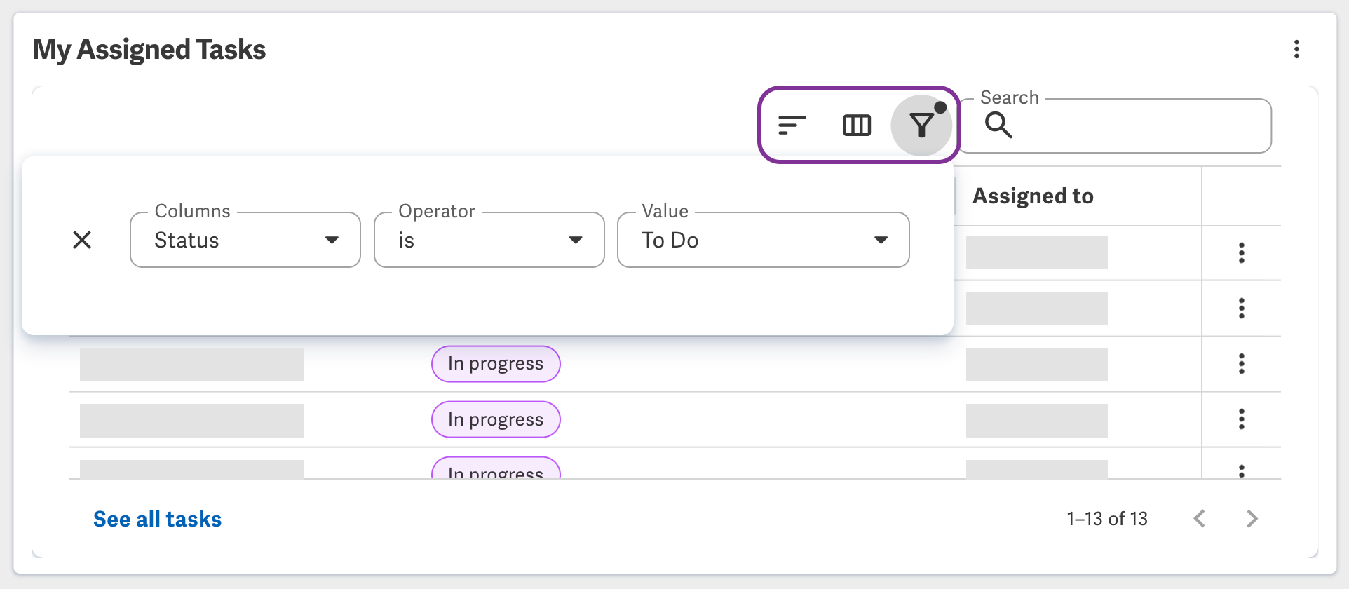 assigned tasks widget with filter.png